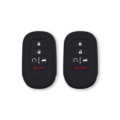 Autobase Silicone Key Fob Cover for 2024 2025 Honda Civic Accord Sport SI EX EX-L Touring | Car Accessory | Key Protection Case