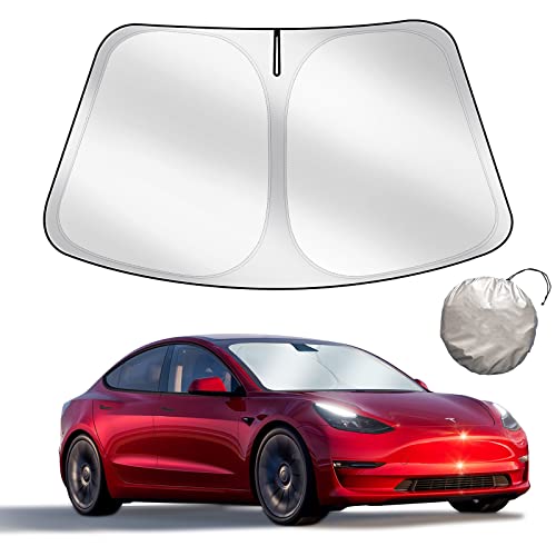 Tesla Model 3 Y and S Front Windshield Foldable Sunshade